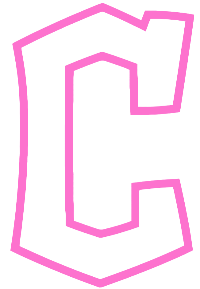 Cleveland Guardians Pink Mothers Day Breast Cancer Awareness C Logo Vinyl Decal PICK SIZE