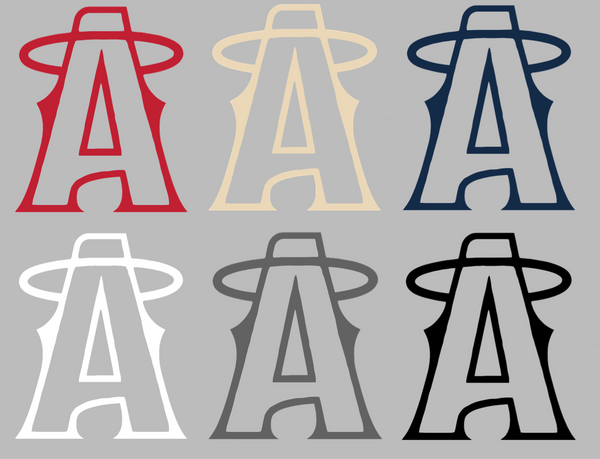 Los Angeles Angels City Connect A Logo Premium DieCut Vinyl Decal PICK COLOR & SIZE