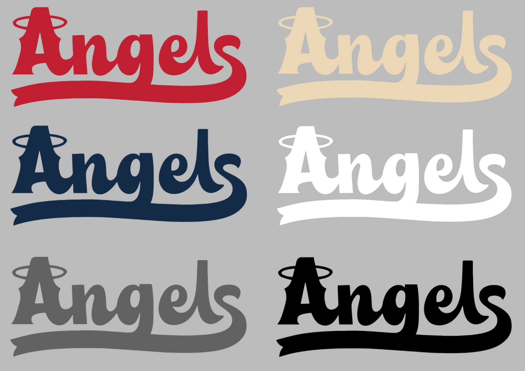 Los Angeles Angels City Connect Text Logo Premium DieCut Vinyl Decal PICK COLOR & SIZE