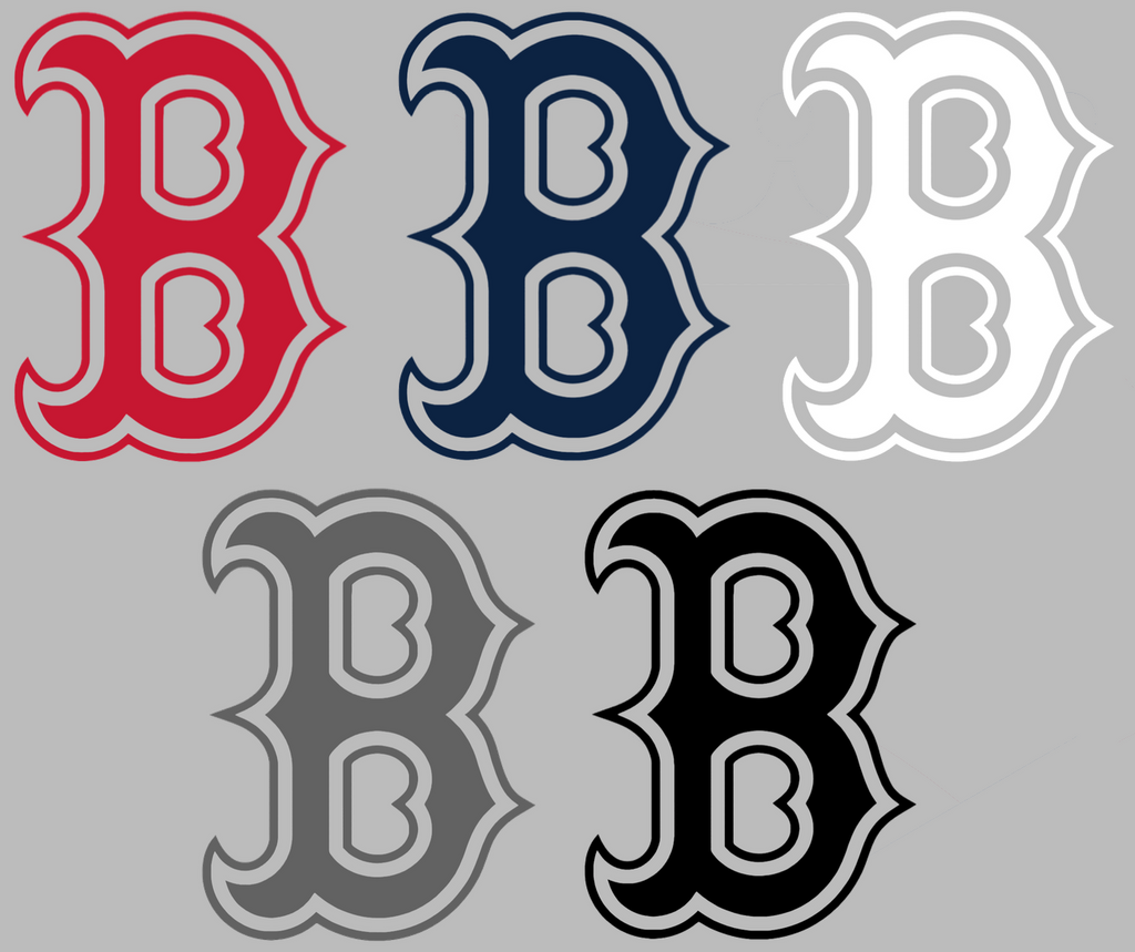 Boston Red Sox B Logo Premium DieCut Vinyl Decal PICK COLOR & SIZE
