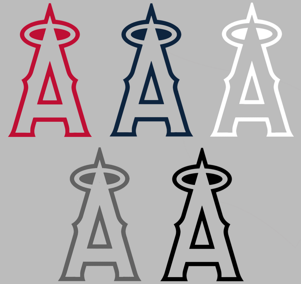 Los Angeles Angels Team Logo Premium DieCut Vinyl Decal PICK COLOR & SIZE