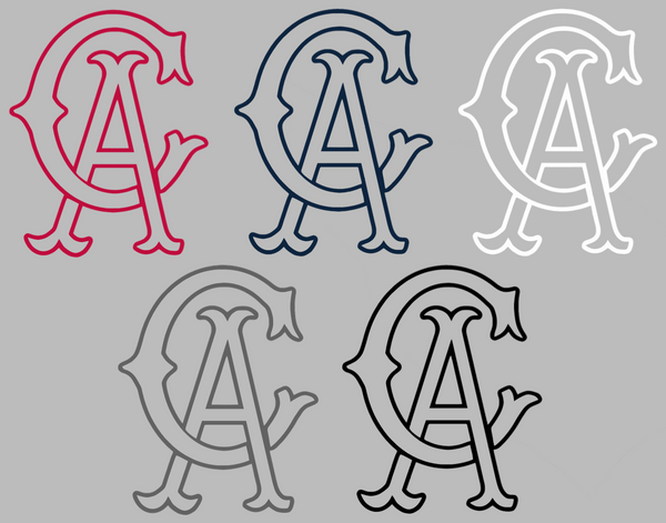 Los Angeles Angels Retro Throwback 1960s-1970s Team Logo Premium DieCut Vinyl Decal PICK COLOR & SIZE