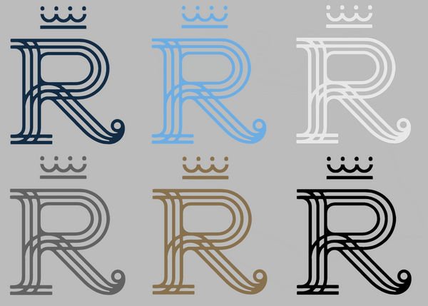 Kansas City Royals City Connect R Logo Premium DieCut Vinyl Decal PICK COLOR & SIZE