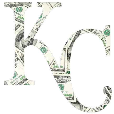 Kansas City Royals Money Print KC Logo Premium DieCut Vinyl Decal PICK SIZE