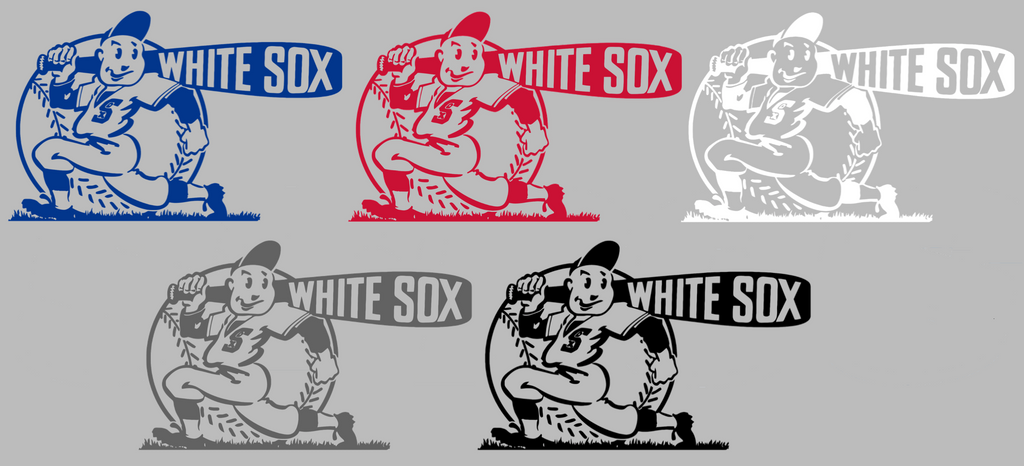 Chicago White Sox Retro Throwback 1930s-1940s Logo Premium DieCut Vinyl Decal PICK COLOR & SIZE