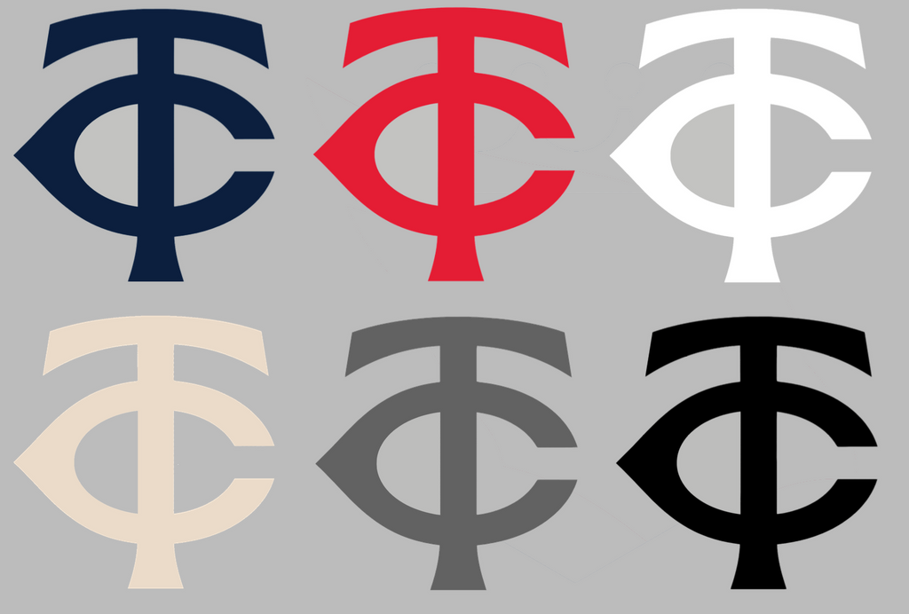 Minnesota Twins TC Team Logo Premium DieCut Vinyl Decal PICK COLOR & SIZE