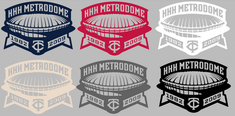 Minnesota Twins Metrodome Logo Premium DieCut Vinyl Decal PICK COLOR & SIZE