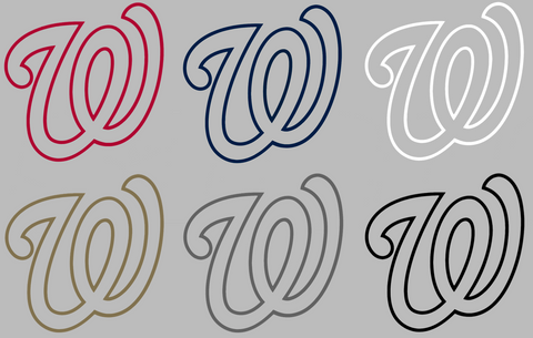 Washington Nationals Team Logo Premium DieCut Vinyl Decal PICK COLOR & SIZE