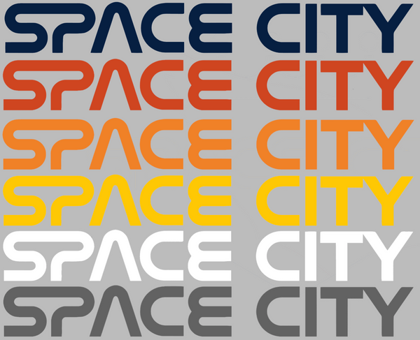 Houston Astros City Connect Space City Logo Premium DieCut Vinyl Decal PICK COLOR & SIZE