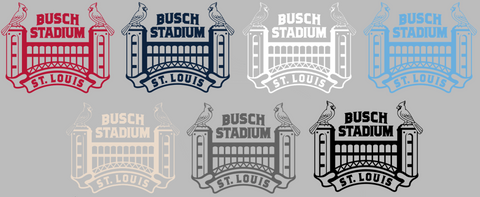 St Louis Cardinals Busch Stadium Logo Premium DieCut Vinyl Decal PICK COLOR & SIZE