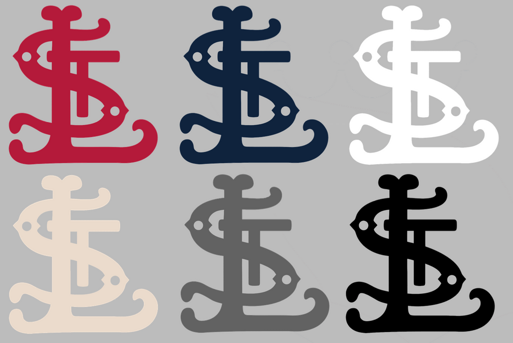 St Louis Cardinals Retro Throwback 1900s Logo Premium DieCut Vinyl Decal PICK COLOR & SIZE