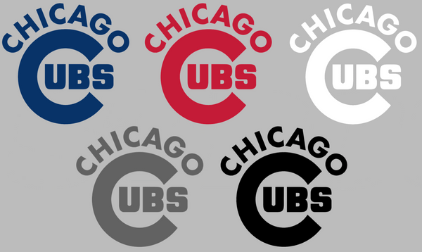 Chicago Cubs Alternate Team Name Logo Premium DieCut Vinyl Decal PICK COLOR & SIZE