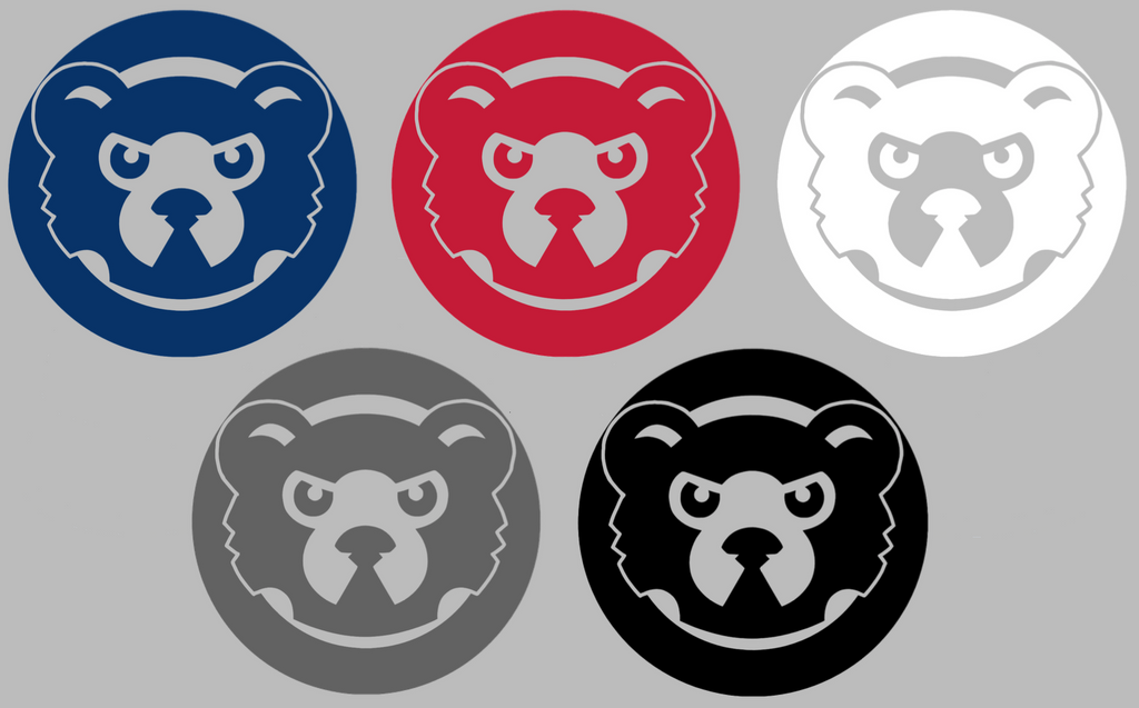 Chicago Cubs Retro Throwback 1990s Logo Premium DieCut Vinyl Decal PICK COLOR & SIZE
