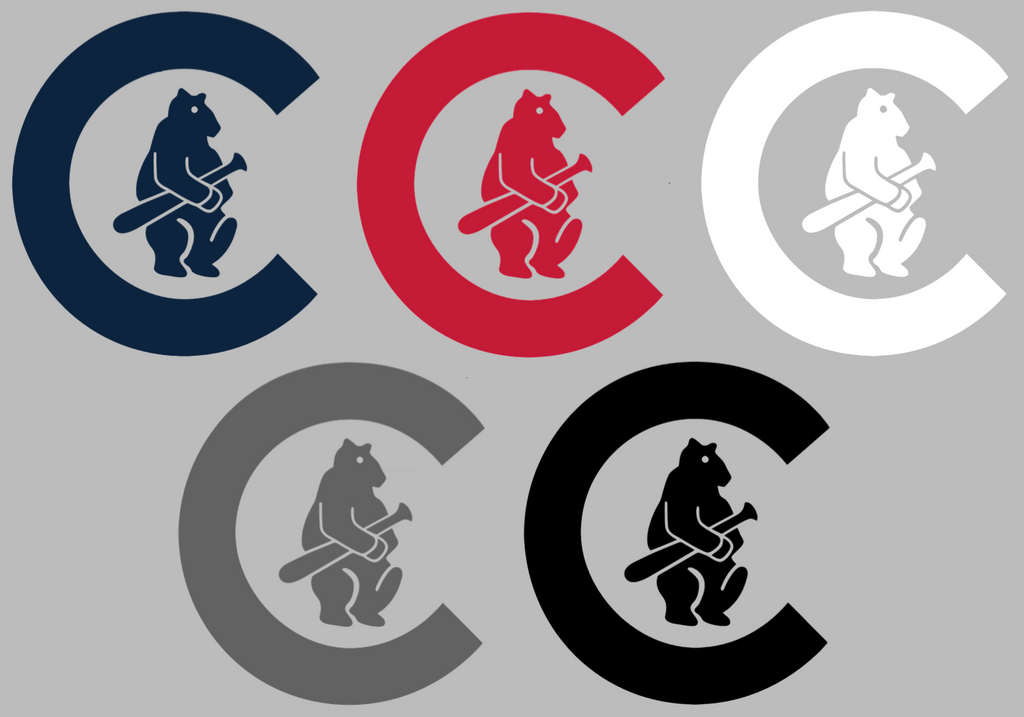 Chicago Cubs Retro Throwback 1900s-1910s Logo Premium DieCut Vinyl Decal PICK COLOR & SIZE