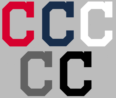 Cleveland Indians Team C Logo Premium DieCut Vinyl Decal PICK COLOR & SIZE