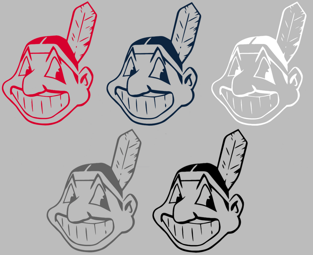Cleveland Indians Team Logo Premium DieCut Vinyl Decal PICK COLOR & SIZE