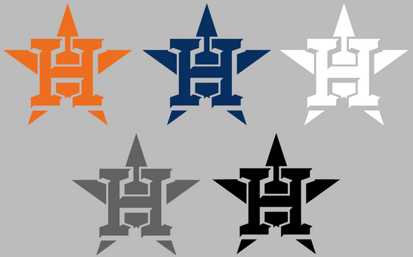 Houston Astros Team Logo Premium DieCut Vinyl Decal PICK COLOR & SIZE