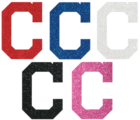 Cleveland Indians Metallic Sparkle C Logo Premium DieCut Vinyl Decal PICK COLOR & SIZE