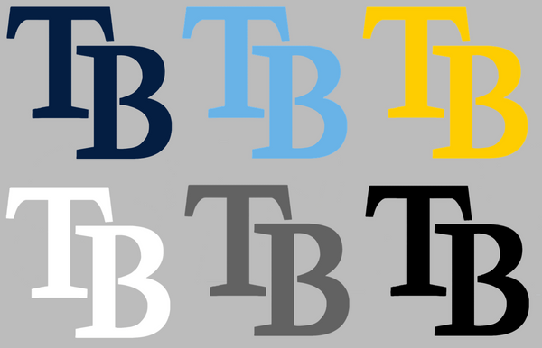 Tampa Bay Rays Team Logo Premium DieCut Vinyl Decal PICK COLOR & SIZE