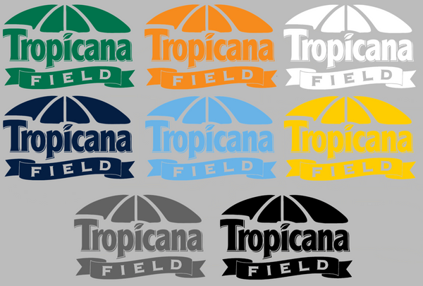 Tampa Bay Rays Tropicana Field Logo Premium DieCut Vinyl Decal PICK COLOR & SIZE