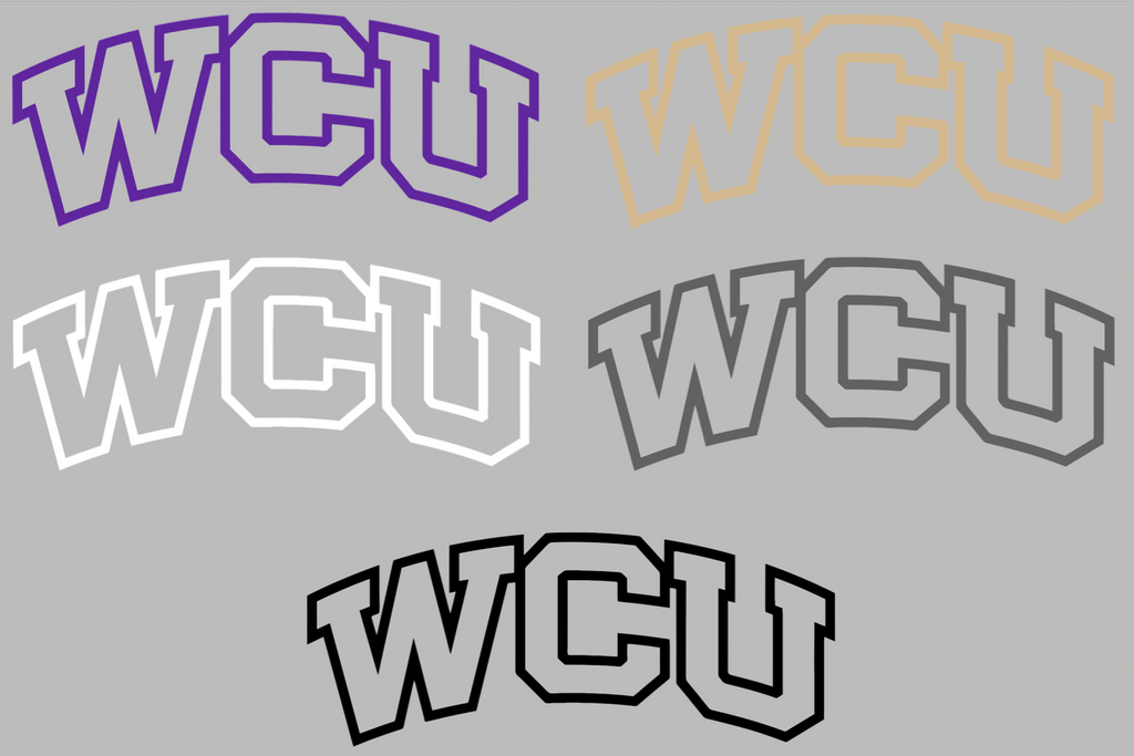 Western Carolina Catamounts WCU Logo Premium DieCut Vinyl Decal PICK COLOR & SIZE