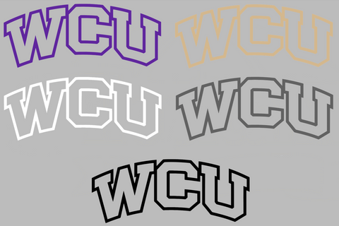 Western Carolina Catamounts WCU Logo Premium DieCut Vinyl Decal PICK COLOR & SIZE