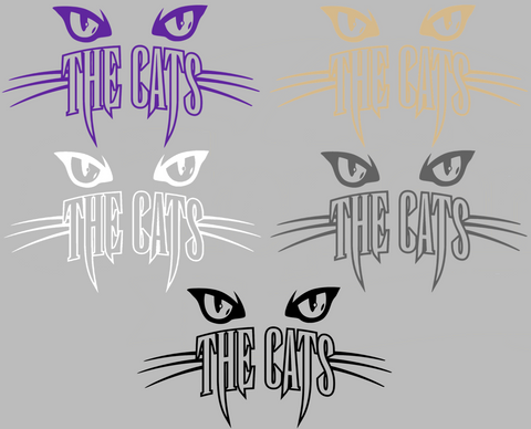 Western Carolina Catamounts The Cats Logo Premium DieCut Vinyl Decal PICK COLOR & SIZE