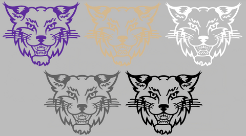 Western Carolina Catamounts Retro Throwback Logo Premium DieCut Vinyl Decal PICK COLOR & SIZE