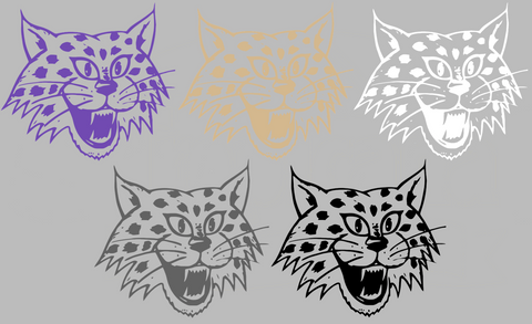 Western Carolina Catamounts Retro Throwback Logo Premium DieCut Vinyl Decal PICK COLOR & SIZE