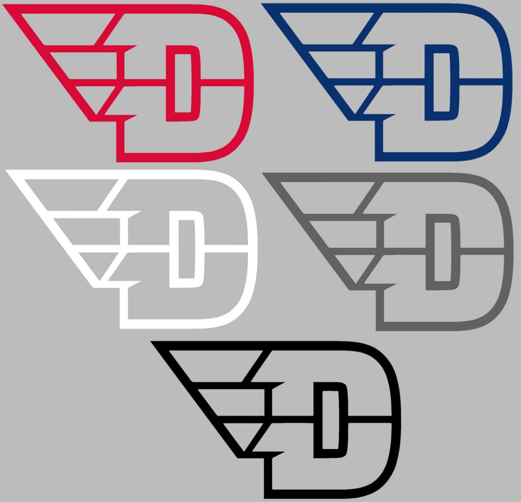 Dayton Flyers Alternate Logo Premium DieCut Vinyl Decal PICK COLOR & SIZE