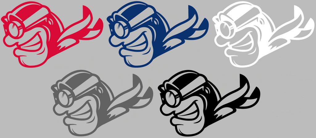 Dayton Flyers Mascot Logo Premium DieCut Vinyl Decal PICK COLOR & SIZE