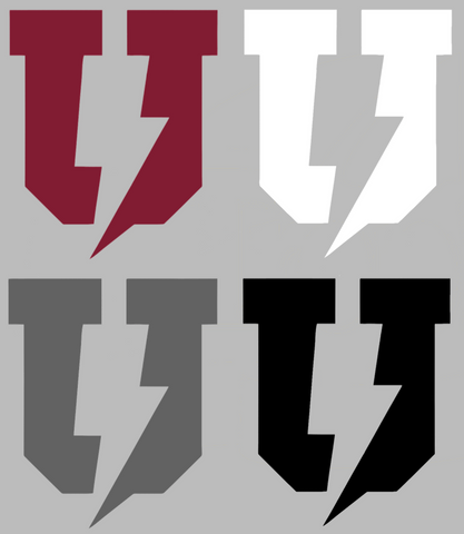 Union Dutchmen Alternate U Logo Premium DieCut Vinyl Decal PICK COLOR & SIZE