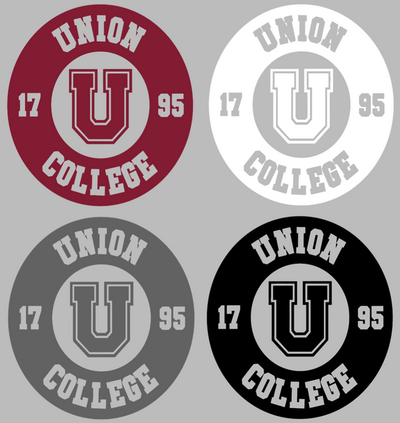 Union Dutchmen Circle Logo Premium DieCut Vinyl Decal PICK COLOR & SIZE