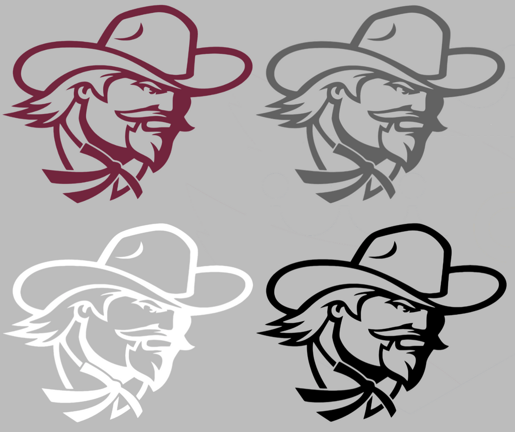 Eastern Kentucky Colonels Retro Throwback Logo Premium DieCut Vinyl Decal PICK COLOR & SIZE