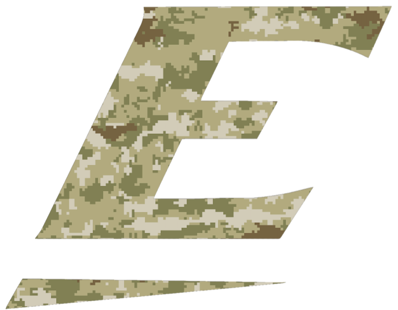 Eastern Kentucky Colonels Salute to Service Camouflage Camo Vinyl Decal PICK SIZE