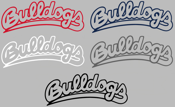 Fresno State Bulldogs Script Team Name Logo Decal PICK COLOR & SIZE ...