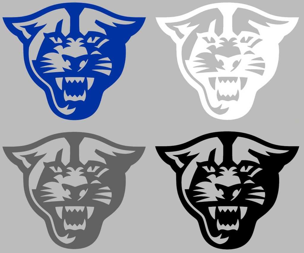Georgia State Panthers Team Logo Premium DieCut Vinyl Decal PICK COLOR & SIZE
