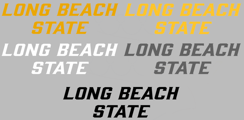 Long Beach State 49ers Team Name Logo Premium DieCut Vinyl Decal PICK COLOR & SIZE