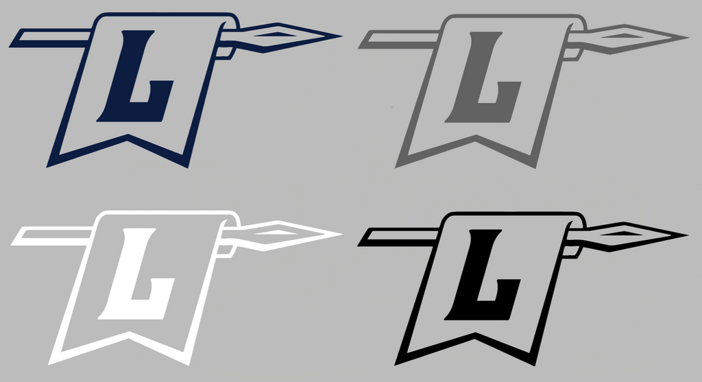 Longwood Lancers Spear Logo Premium DieCut Vinyl Decal PICK COLOR & SIZE