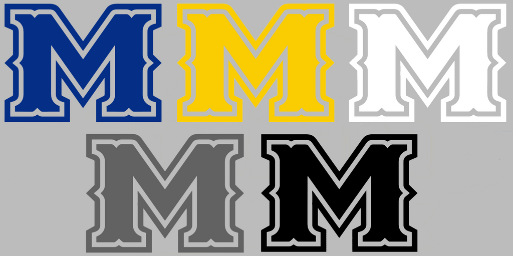 McNeese State Cowboys M Logo Premium DieCut Vinyl Decal PICK COLOR & SIZE