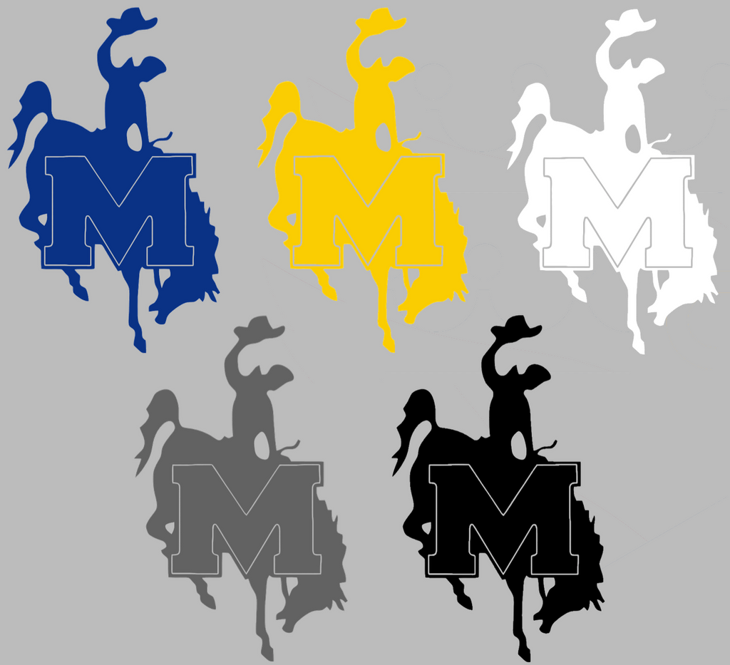 McNeese State Cowboys Retro Throwback Logo Premium DieCut Vinyl Decal PICK COLOR & SIZE