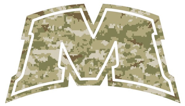 Morehead State Eagles M Logo Salute to Service Camouflage Camo Vinyl Decal PICK SIZE