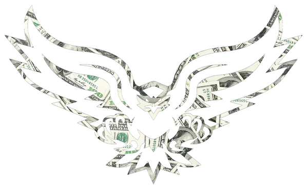 Hartford Hawks Mascot Logo Money Print Premium DieCut Vinyl Decal PICK SIZE