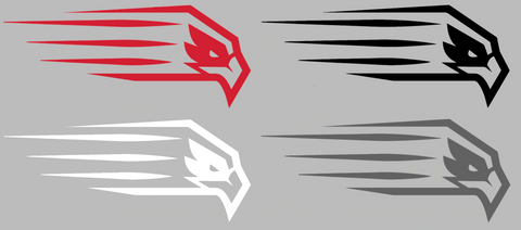 Hartford Hawks Alternate Logo Premium DieCut Vinyl Decal PICK COLOR & SIZE