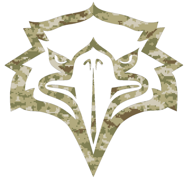 Morehead State Eagles Team Logo Salute to Service Camouflage Camo Vinyl Decal PICK SIZE