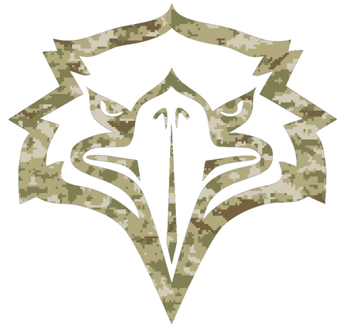 Morehead State Eagles Team Logo Salute to Service Camouflage Camo Vinyl Decal PICK SIZE
