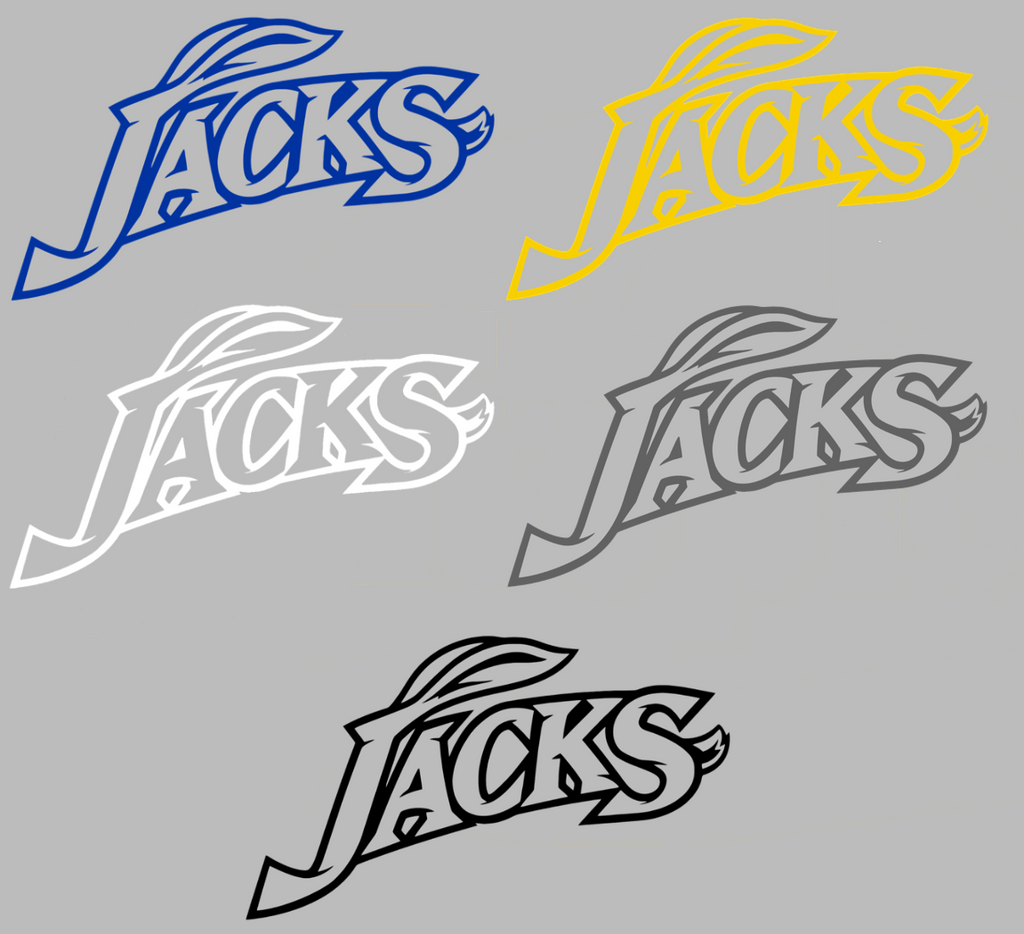 South Dakota State Jackrabbits Jacks Logo Premium DieCut Vinyl Decal PICK COLOR & SIZE
