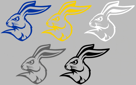 South Dakota State Jackrabbits Alternate Logo Premium DieCut Vinyl Decal PICK COLOR & SIZE