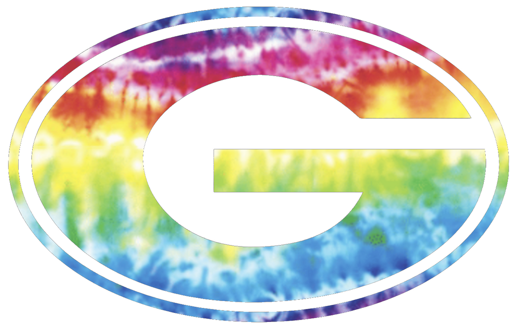 Grambling State Tigers Team Logo Crucial Catch Cancer Tie Dye Vinyl Decal PICK SIZE