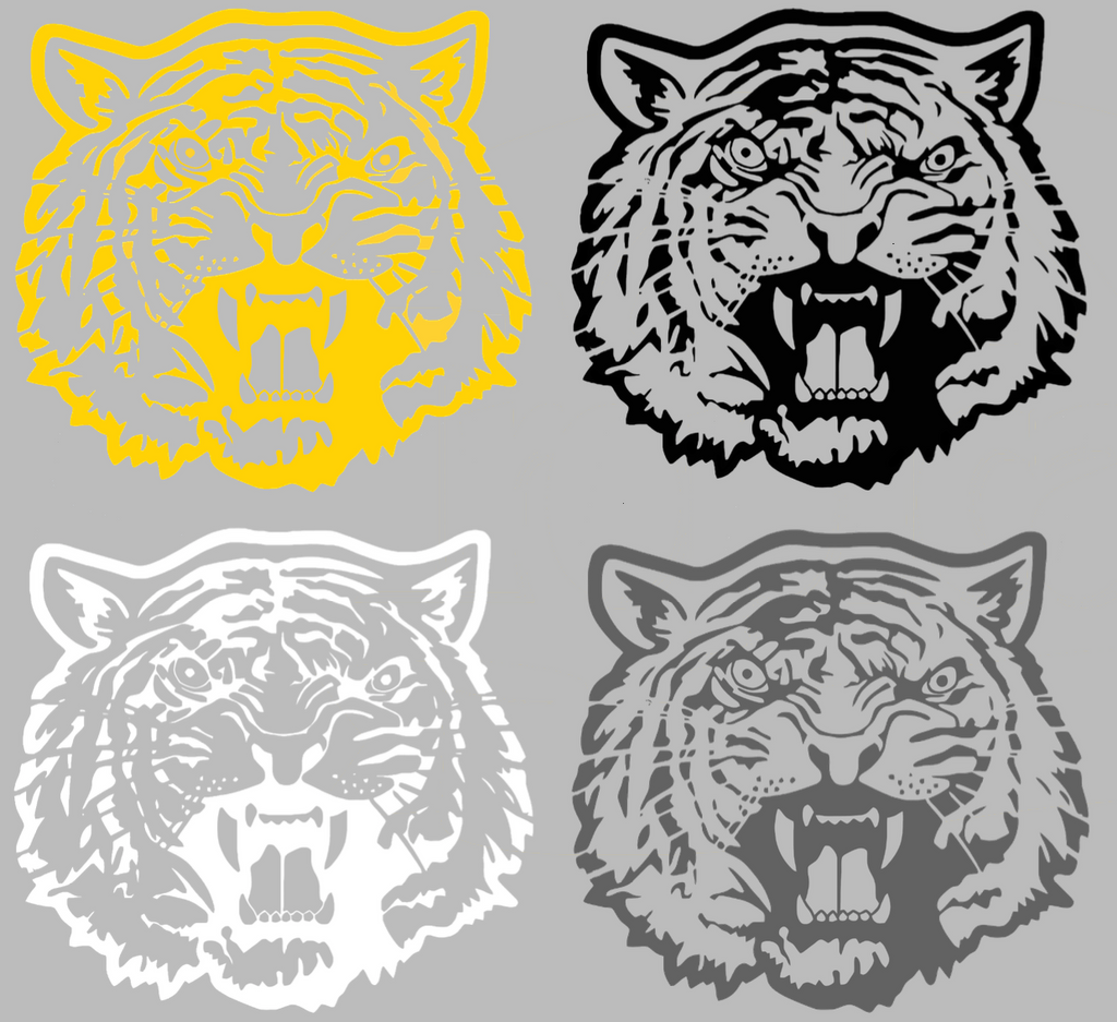 Grambling State Tigers Mascot Logo Premium DieCut Vinyl Decal PICK COLOR & SIZE